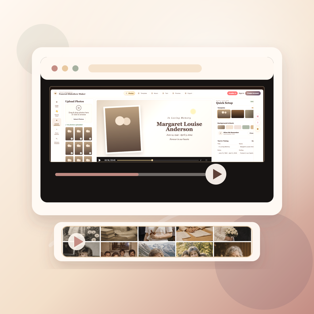 Funeral Slideshow Maker